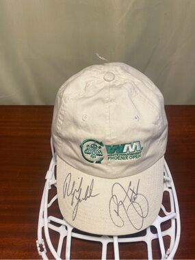 Waste Management Phoenix Open  Rory McIlroy & Rickie Flower Autographed Hat NWOT